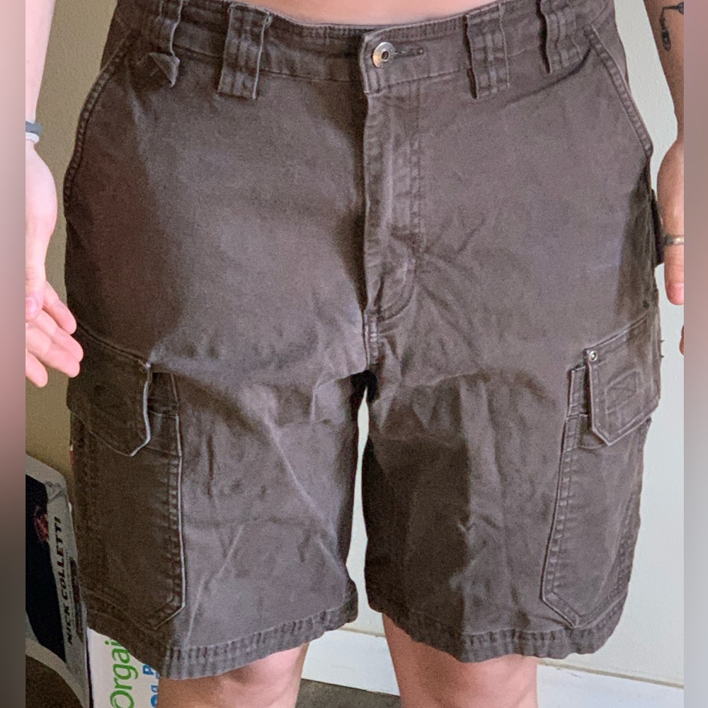 Brown Cargo Shorts